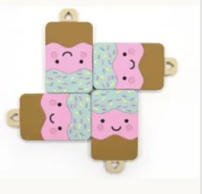 Silicone Teether | Ice Cream Bar Teether | Baby Boos
