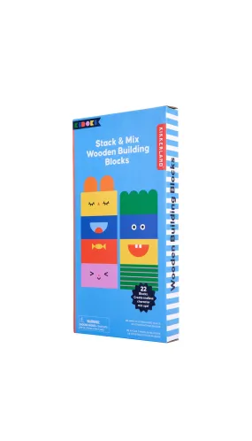 Stack & Mix Wooden Building Blocks