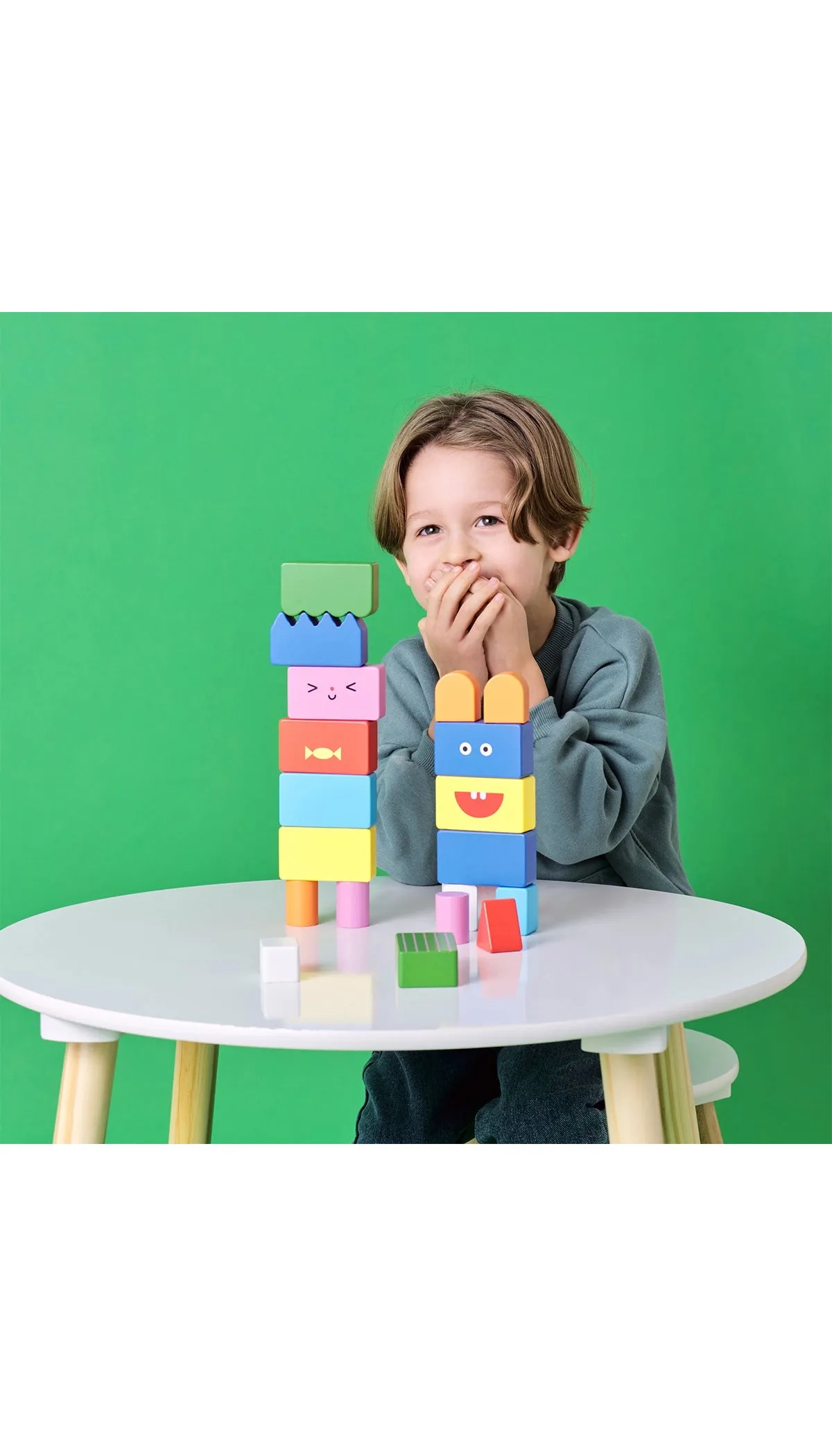 Stack & Mix Wooden Building Blocks