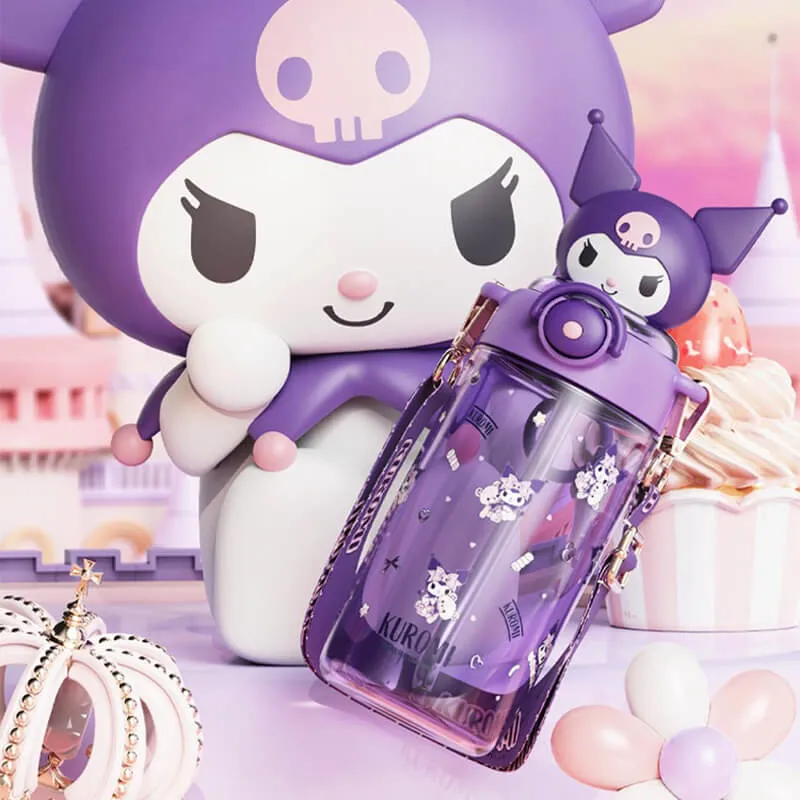 Sunshine Sanrio Doll Portable Straw Water Bottle 650ml