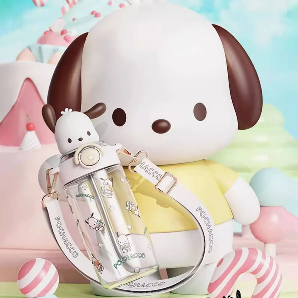 Sunshine Sanrio Doll Portable Straw Water Bottle 650ml