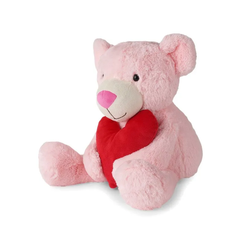 Teddy Bear Cutie Pink Bear with Heart Soft Toy