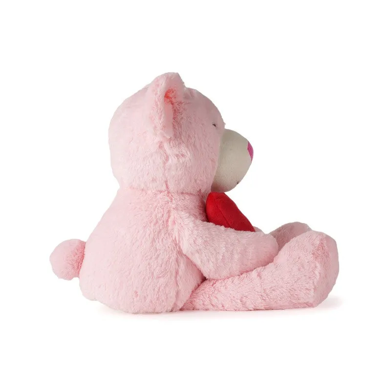 Teddy Bear Cutie Pink Bear with Heart Soft Toy