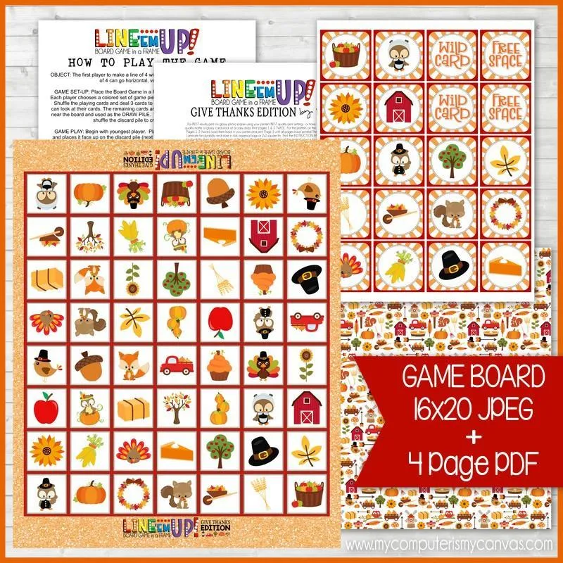 Thanksgiving GAME TRIO PRINTABLE