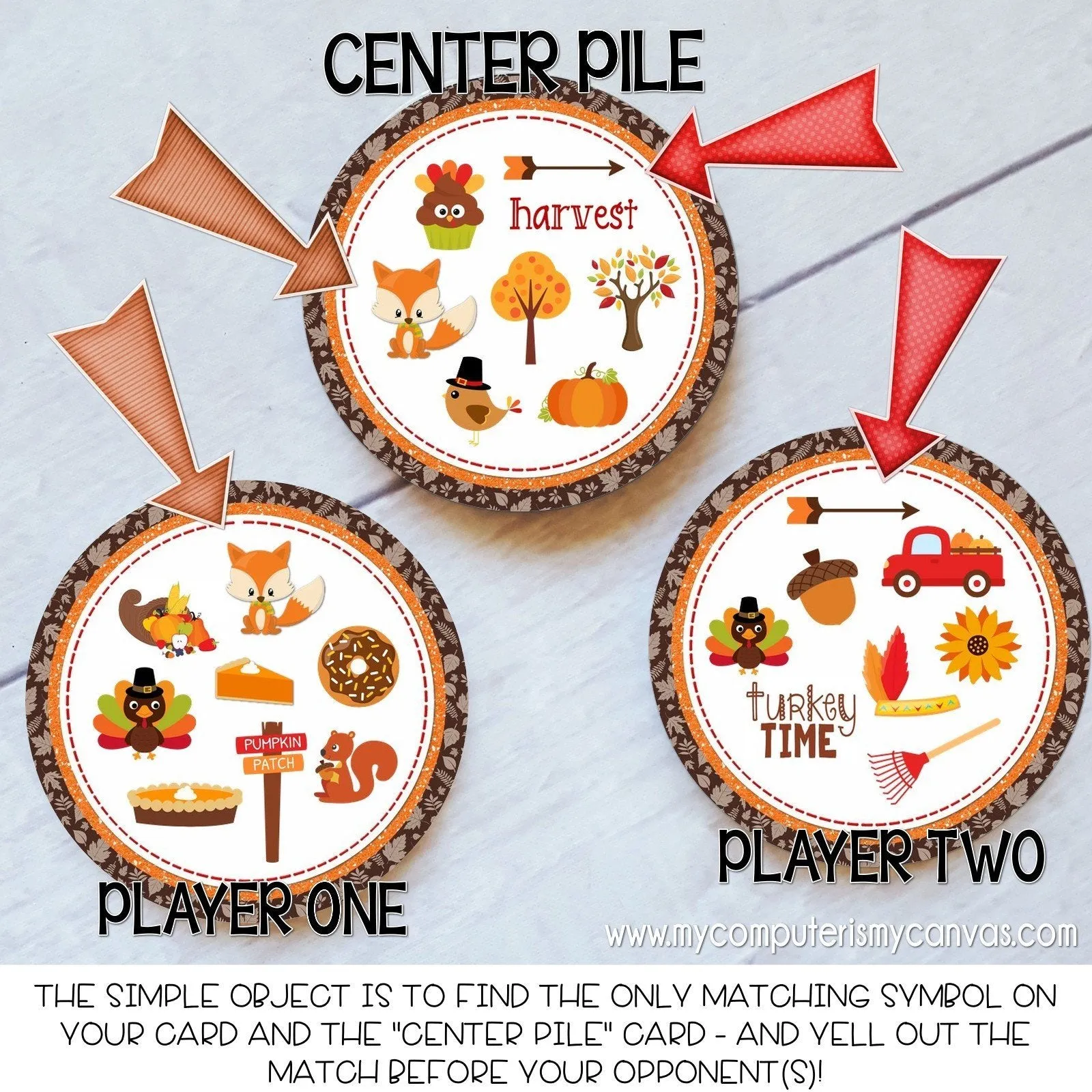 Thanksgiving GAME TRIO PRINTABLE