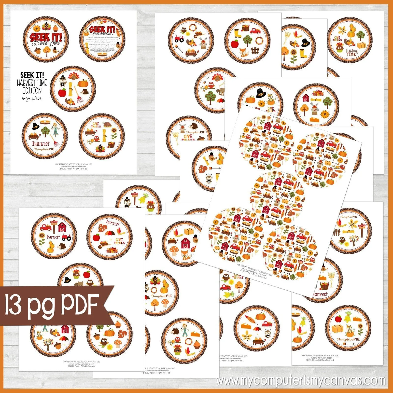 Thanksgiving GAME TRIO PRINTABLE