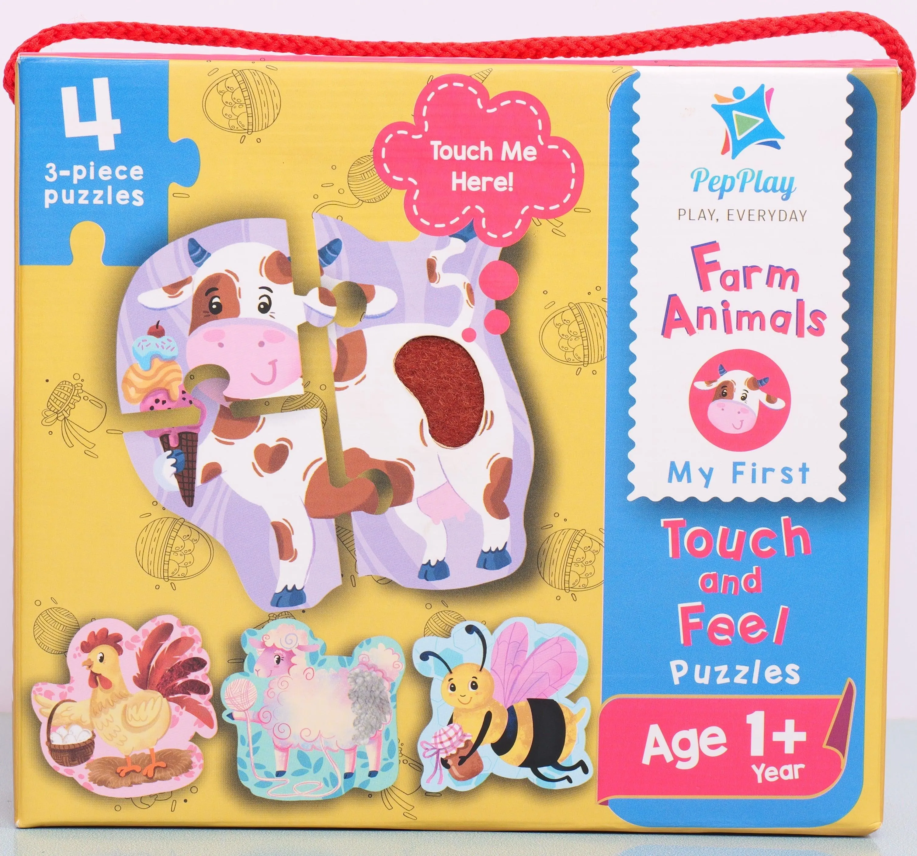 Touch & Feel Puzzle - Farm Animals