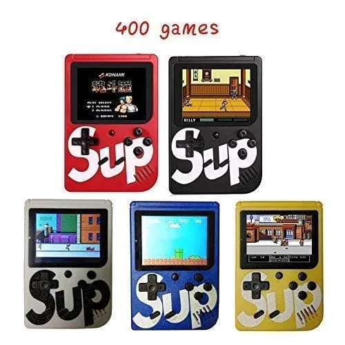 Video Game for Kids SUP 400 in 1 Retro Game Box Console Handheld Game PAD Box with TV Output & with Remote Controller Gaming Console (Colour and Design As Per Available Stock)